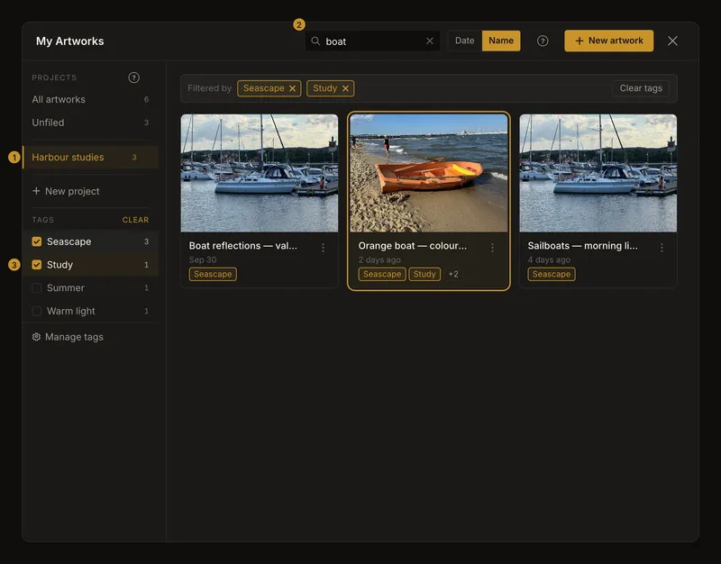Galerie filtrovaná projektem Harbour studies, hledáním boat a vybranými štítky